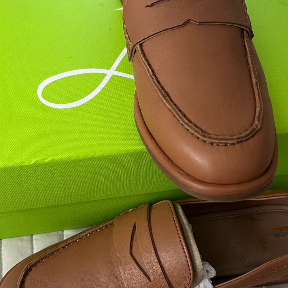 Sam Edelman Tan Leather Loafers